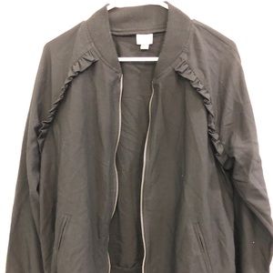 Brand new black zip jacket